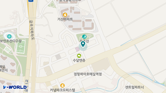 영통노인복지센터 위치 지도