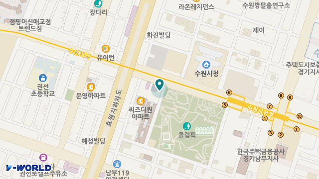 (주)아름다운교육원 부설 아름다운재가센터 위치 지도