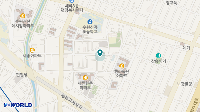 온유노인복지센터 위치 지도