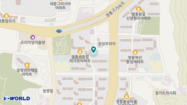 감사노인복지센터 위치 지도