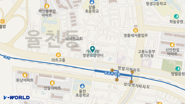 가족사랑방문요양센터 위치 지도