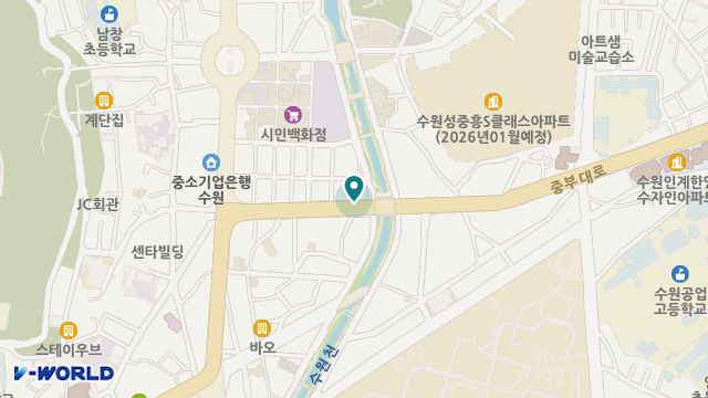 수원의료기다님길복지용구 위치 지도