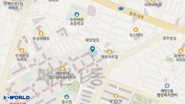 매화재가복지센터 위치 지도