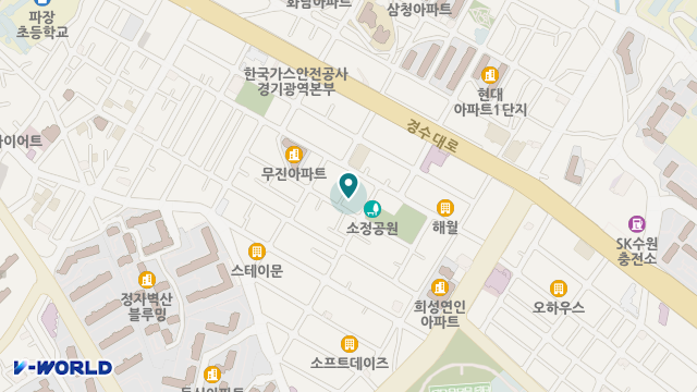 북수원재가복지센터 위치 지도