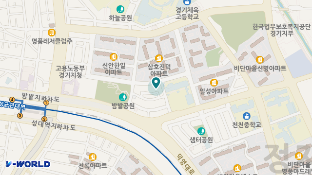 예닮재가복지센터 위치 지도