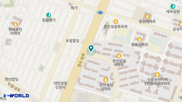 가온재가복지권선센터 위치 지도