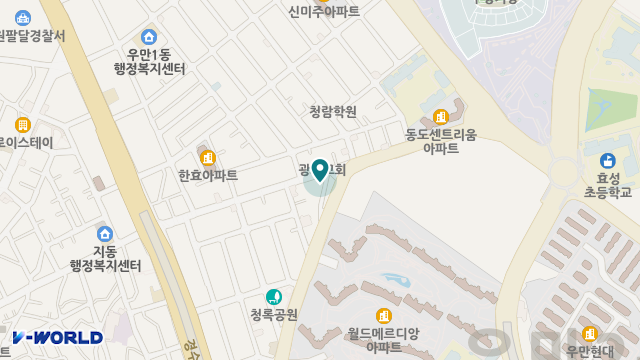 한&박 노인복지센터 위치 지도
