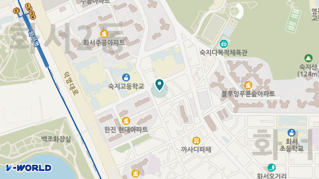 숙지노인복지센터 위치 지도