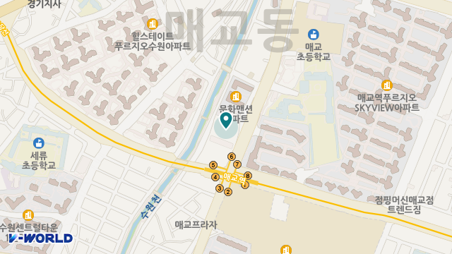 영통방문요양센터 위치 지도