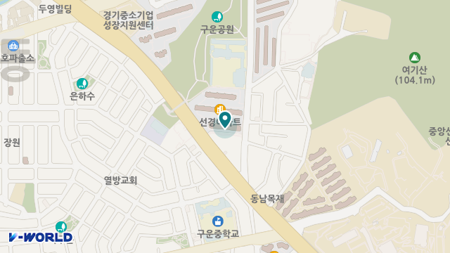 한울재가복지센터 위치 지도