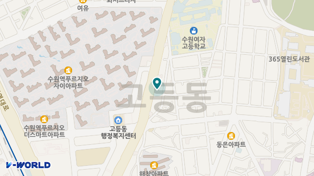 #수원효재활주야간보호센터 위치 지도