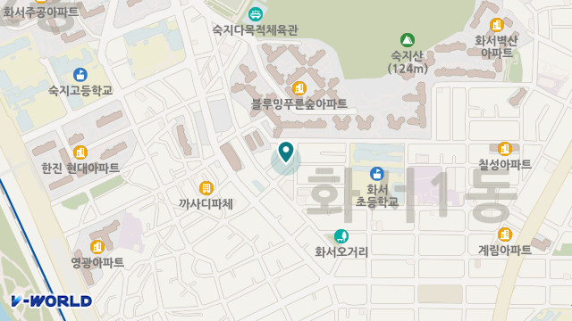 수원사랑복지센터 위치 지도
