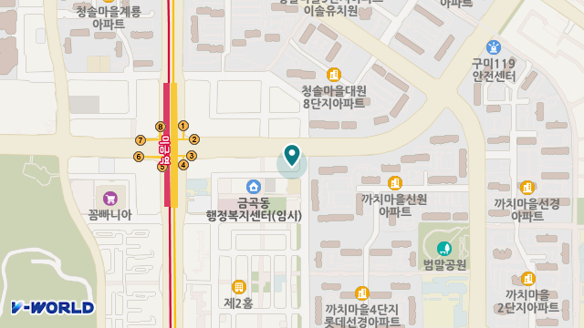 미금행복재가복지센터 위치 지도