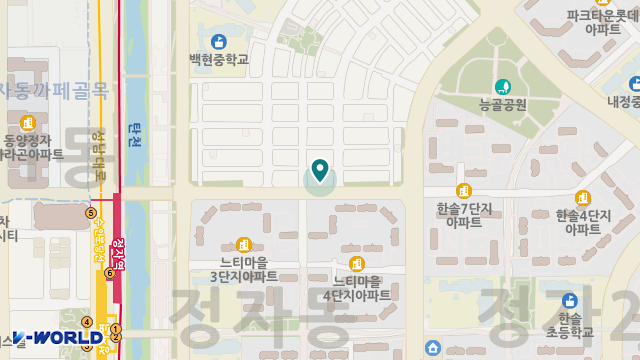 분당노인복지센터 위치 지도