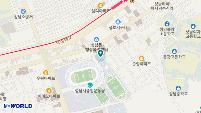 다온노인복지센터 위치 지도