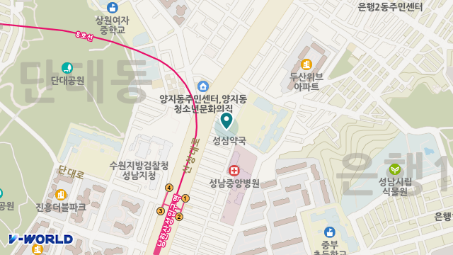 천지인의료기 위치 지도