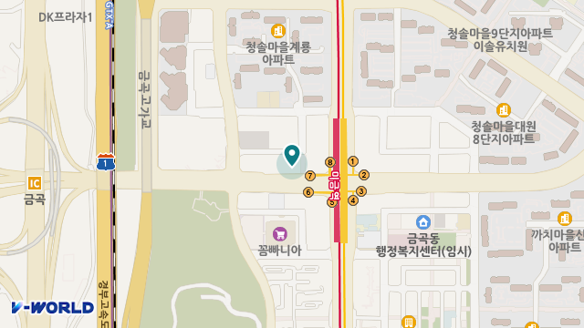 분당실버케어 재가노인복지센터 위치 지도