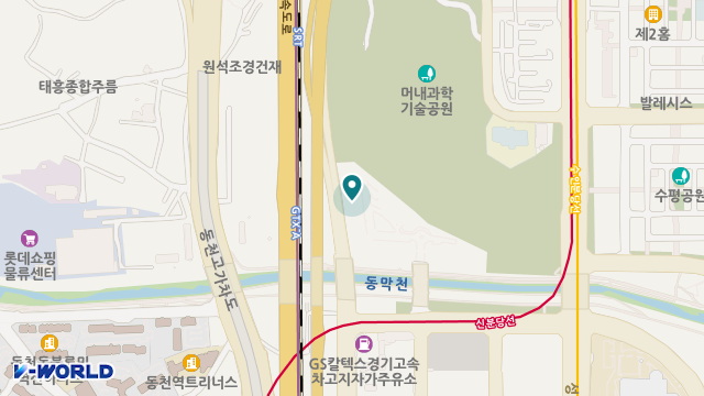 미리내실버홈케어 위치 지도