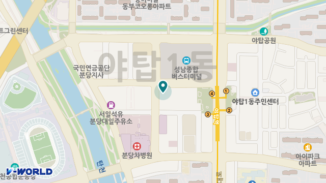 돌보인방문요양센터 분당점 위치 지도