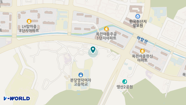 365'송은주야간보호센터 분당점 위치 지도