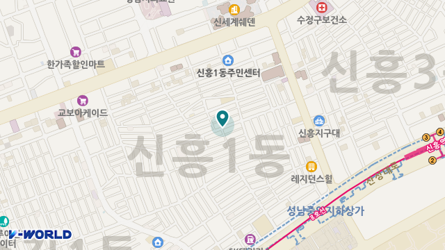 명지재가노인복지센터 위치 지도