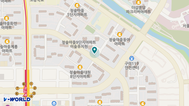 분당효섬김재가복지센터 위치 지도