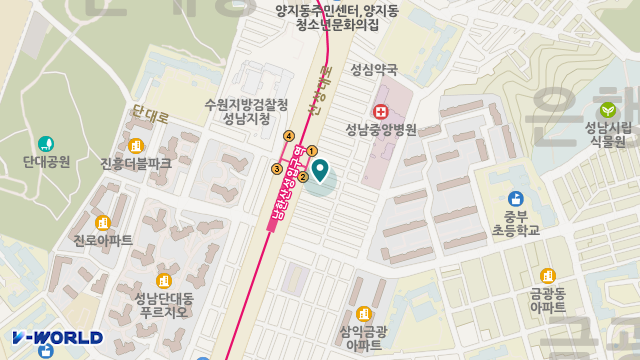 오렌지노인복지센터 위치 지도