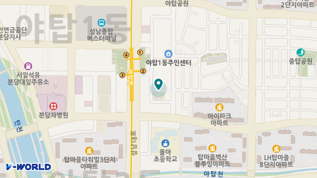 "CHA" 차실버케어 2호점 위치 지도