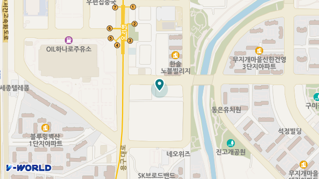 구구팔팔 재가방문요양센터 위치 지도