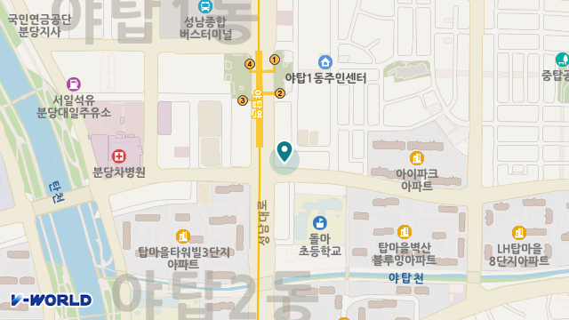 더섬김'재가노인복지센터 위치 지도