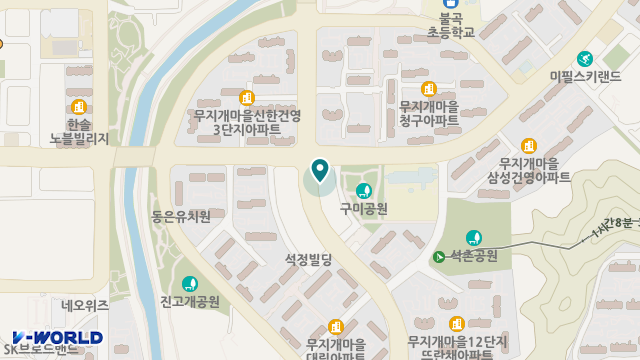 분당 효 주야간보호센터 위치 지도