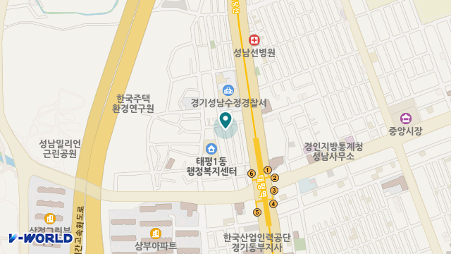 동행재가노인복지센터 위치 지도