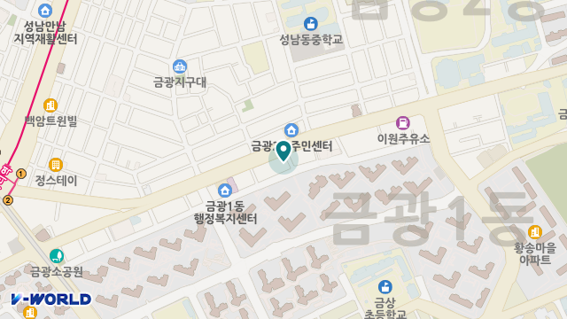 새성남재가요양센터 위치 지도