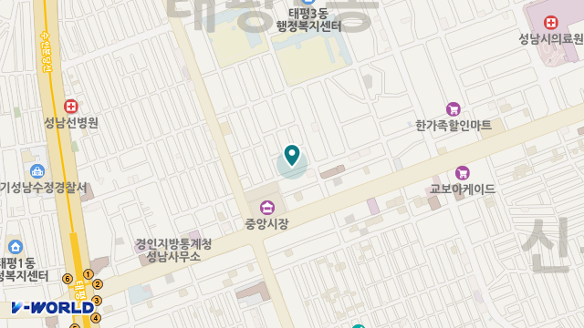 The쉼 어르신주야간보호센터 위치 지도