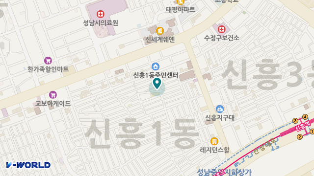 한마음실버케어 위치 지도
