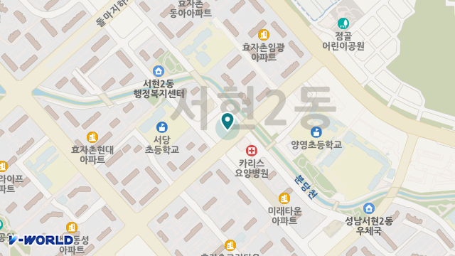 분당'효자촌재가복지센터 효자점 위치 지도