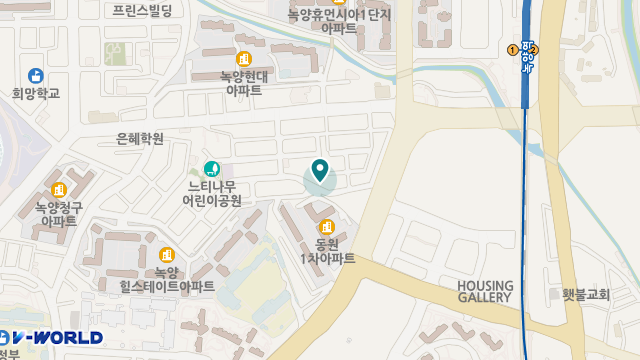 행복한쉼터 위치 지도