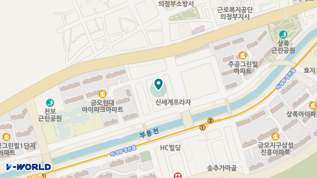 한마음노인복지센터 위치 지도
