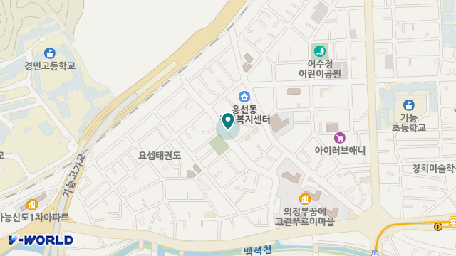 흥선방문요양센터 위치 지도