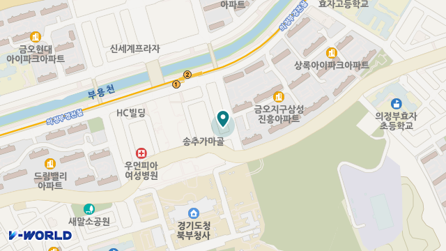 효누리노인복지센터 위치 지도