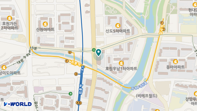 주사랑노인재가센터 위치 지도