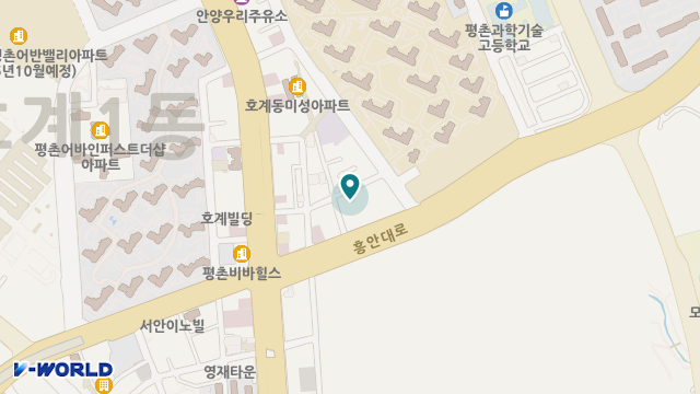 안양재가노인장기요양센터 위치 지도