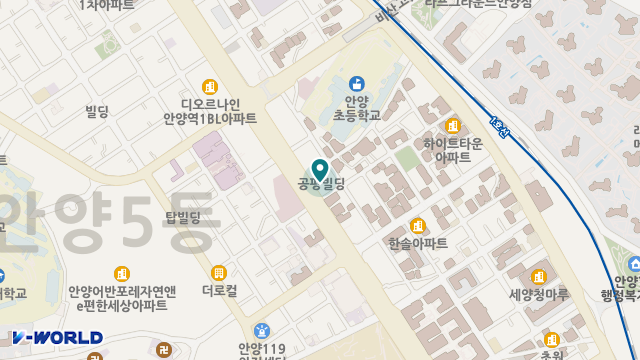 케어네이션 만안센터 위치 지도