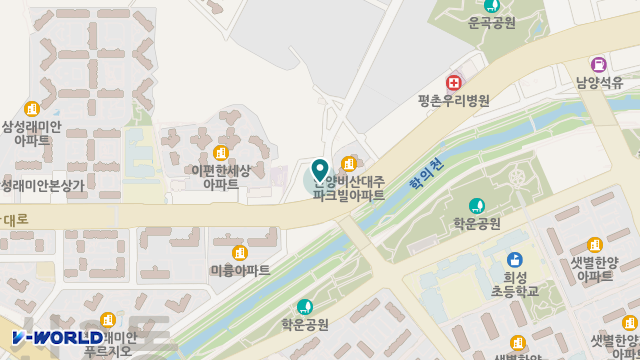 비산재가복지센터 위치 지도
