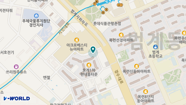 시냇물재가복지센터 위치 지도