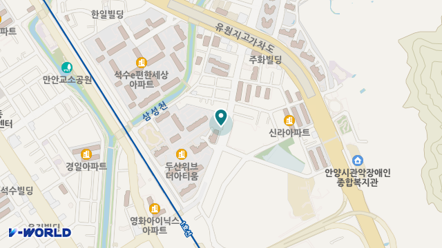 백세재가노인복지센터 위치 지도