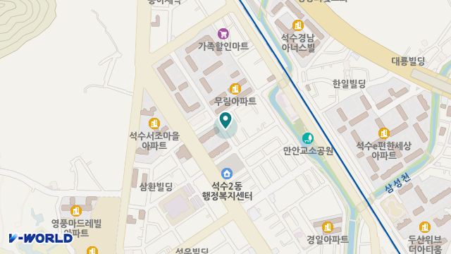 석수방문요양센터 위치 지도