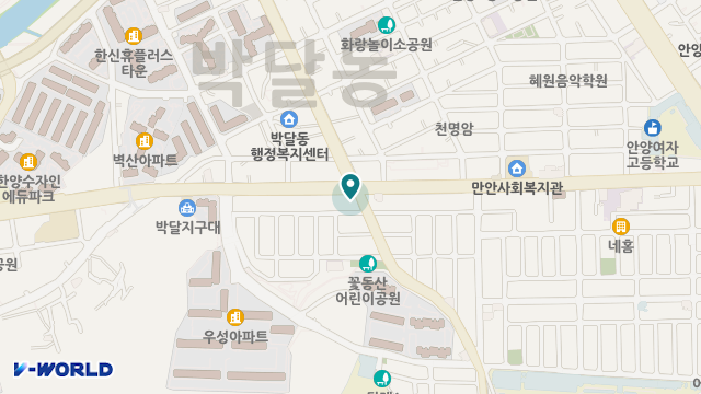 경기안양재가복지센터 위치 지도