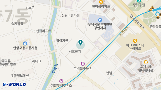 희망드림복지센터 위치 지도