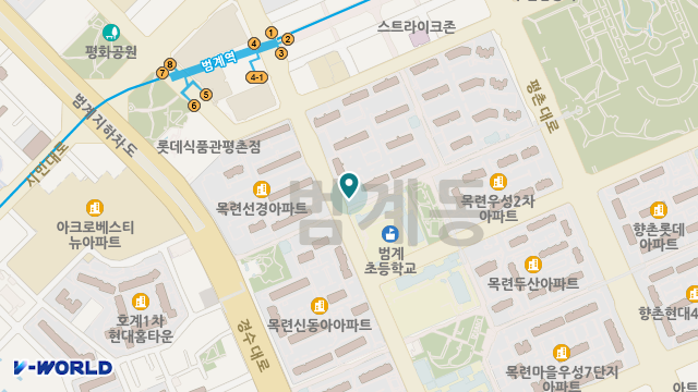 민들레 재가노인복지센터 위치 지도